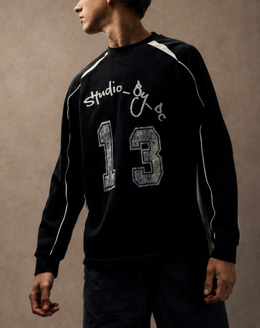Studios limited navy long sleeved